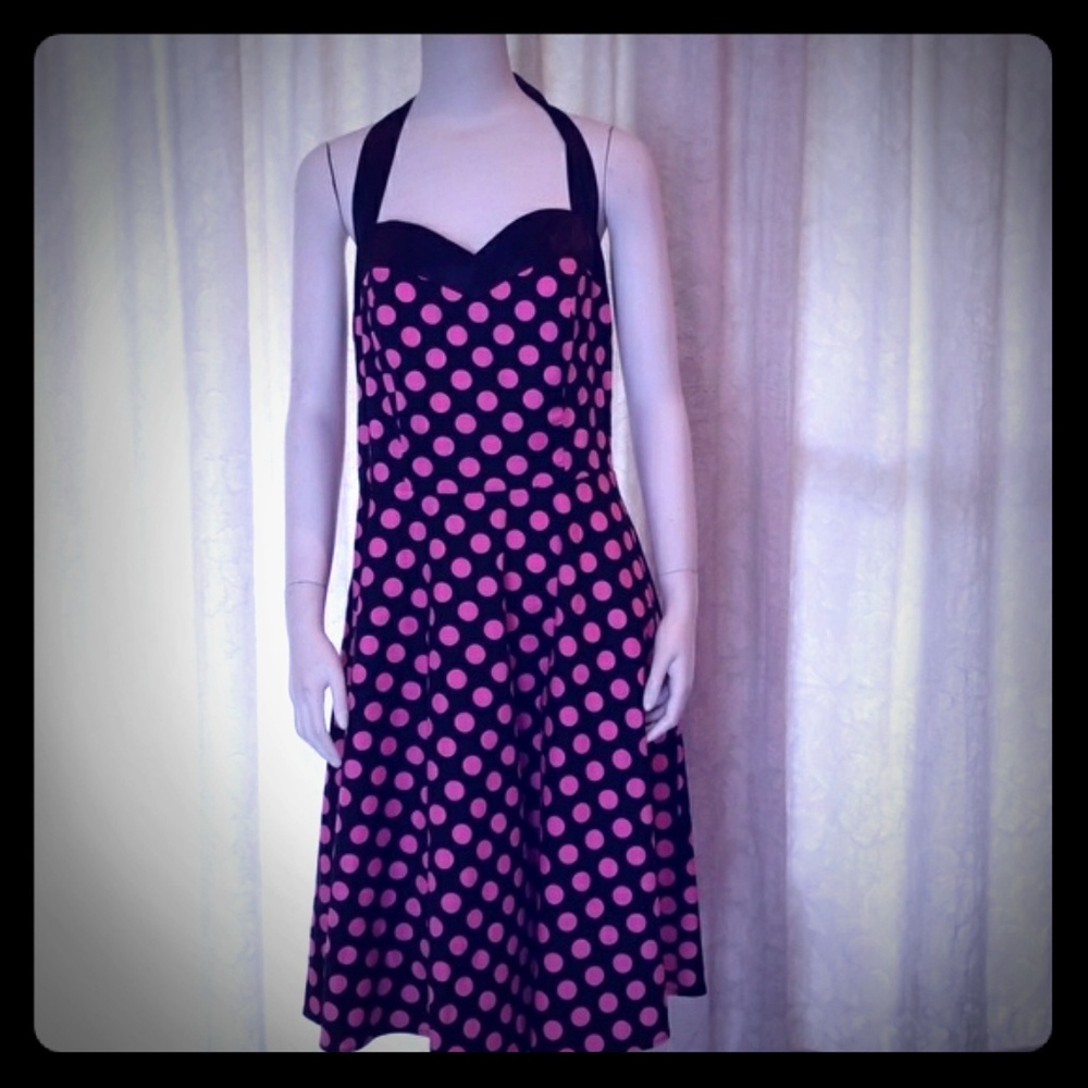 50 style polka dots dress